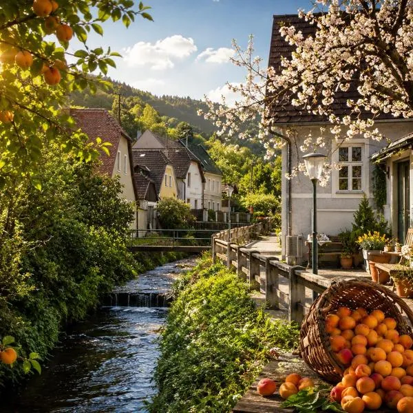 Zuhause am Bach Ruhige Unterkunft für Erholungssuchende am Welterbesteig und Donauradweg، فندق في Aggsbach