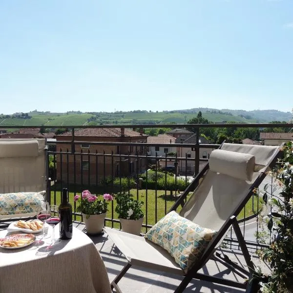 Casa Baratta - La Quercia, Neive, moderno appartamento, terrazzo vista Langhe, park EV, hotel di Neive