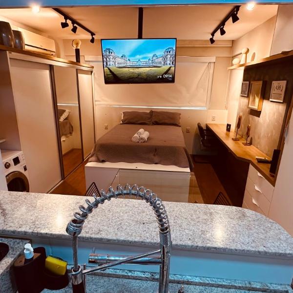 Flat Novo e Moderno a 200m do Shopping , com Piscina wifii 500mbps - Foto 2