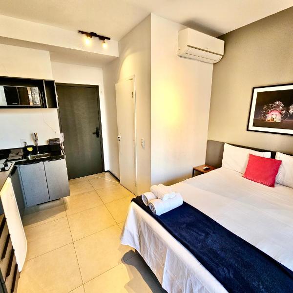 Studio Moderno Allianz Parque no VN Turiassu - Piscina - Academia - Ar - Wifi - Foto 4