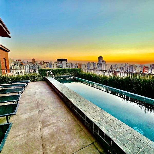 Studio Moderno Allianz Parque no VN Turiassu - Piscina - Academia - Ar - Wifi