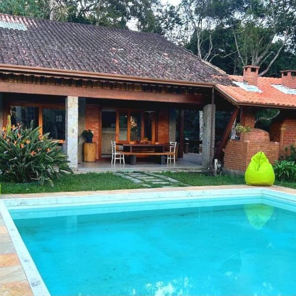 Refúgio na Serra com Piscina, Jardim e Natureza