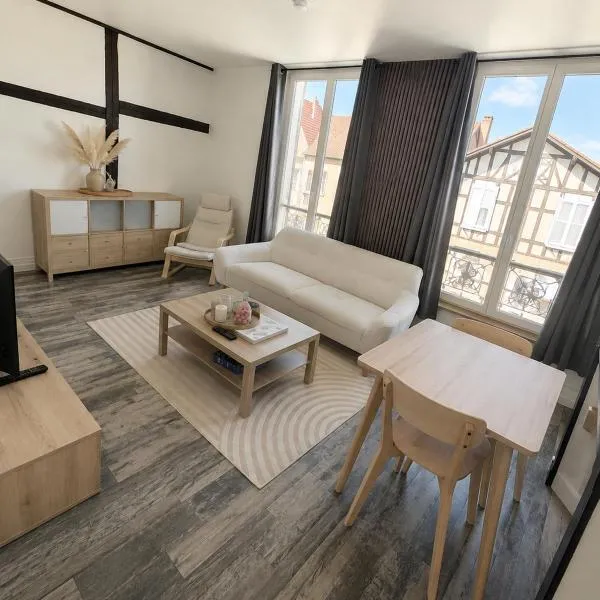 T2 cosy lumineux & calme - hyper centre - wifi, hotel v destinaci Châlons-en-Champagne