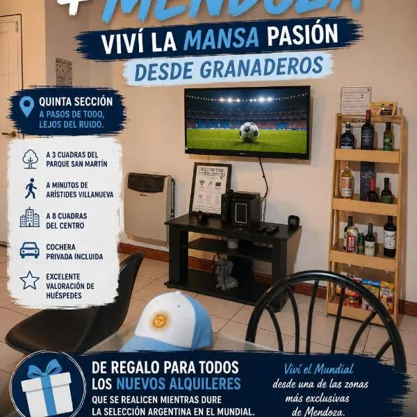 "MENDOZA Tu refugio espacioso en el corazón de MENDOZA y el PARQUE", hotel a Mendoza