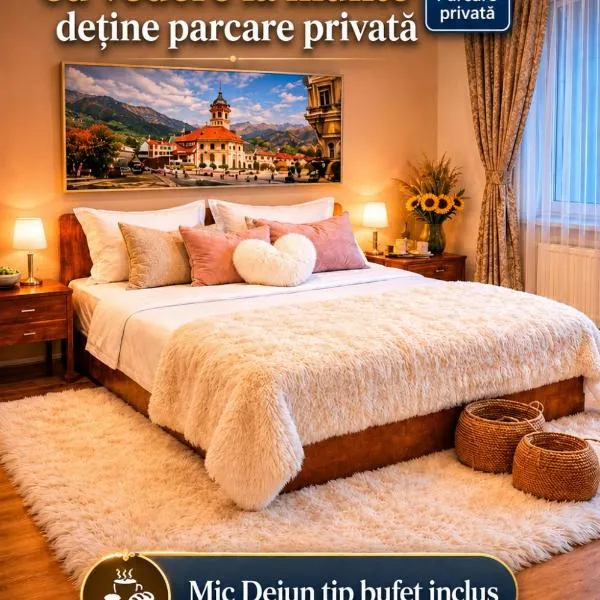 Braşov में, होटल JOHN RESIDENCE BRAȘOV Old Town Apartments with Mountain View and Parking