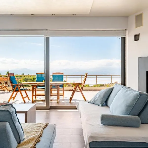 White Sand Loutraki Villa - Sea View, hotel di Loutraki