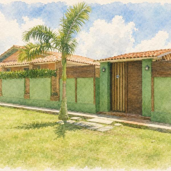 Casa com 10 suítes, para 20 Pessoas, 100m do Mar, Praia de Serrambi - Foto 3
