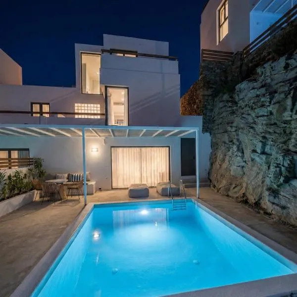 MARPESSA Boutique Villa Tinos, hotel em Agios Romanos