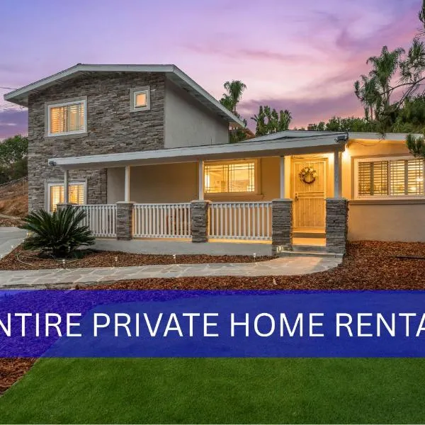 Entire Private Home with 4 Bedrooms 2 Bathrooms, 6 Beds, King Bed, 6 Parking, Big Yard, Available Now, hotel a Spring Valley