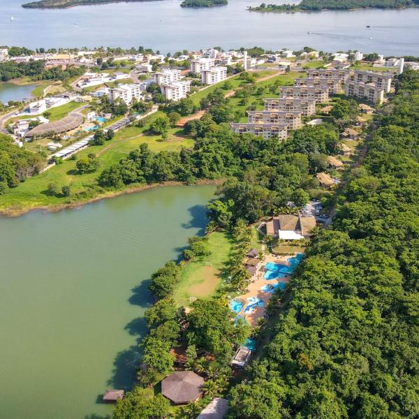 Flat 1 Quarto no Aldeia do Lago Próximo ao Lago Corumbá