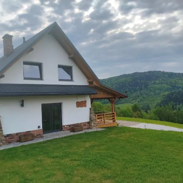Chata w Bieszczadach ,,Słońce i Cień" PIĘKNE WIDOKI, hotell i Baligród