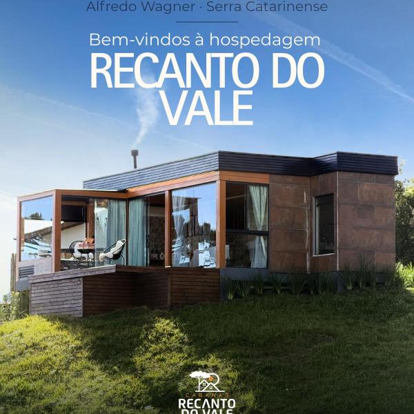 Recanto do Vale Cabanas em Alfredo Wagner com Hidro com vista incrível