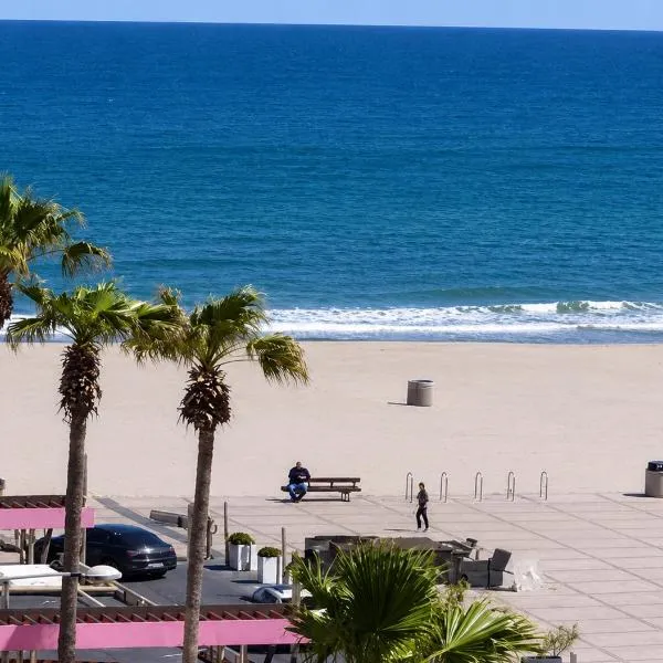 Canet-Plage TERRASSE SUD A 50M DE LA plage, hotel in Canet-en-Roussillon