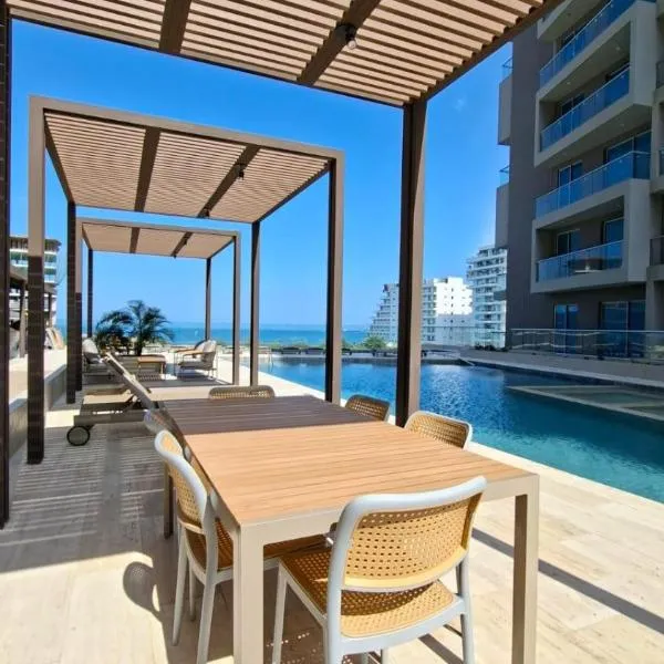 Terraz Beach Studio - Playa Dormida, khách sạn ở Santa Marta