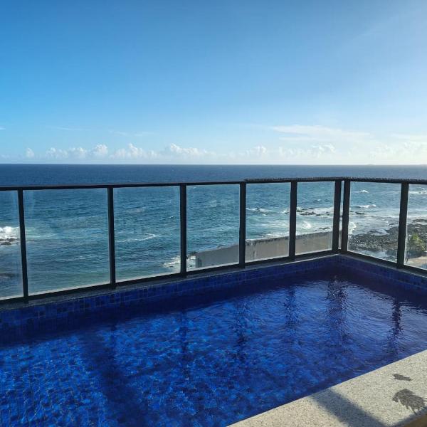 Beachfront Flat in Ondina