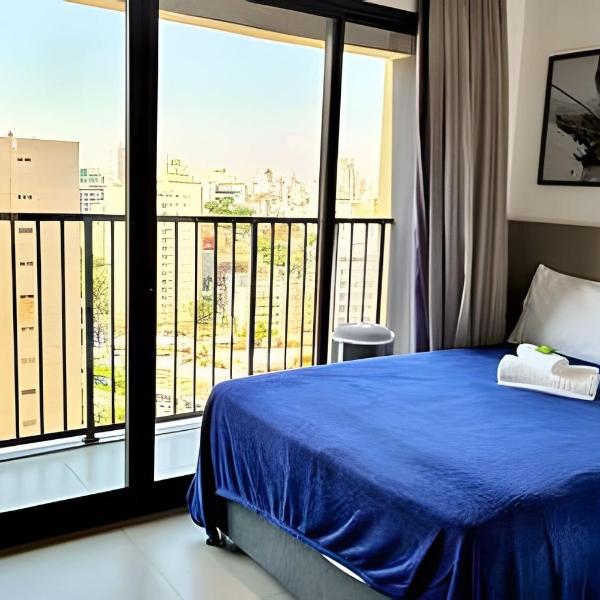 Studio com academia, rooftop e coworking(1201)
