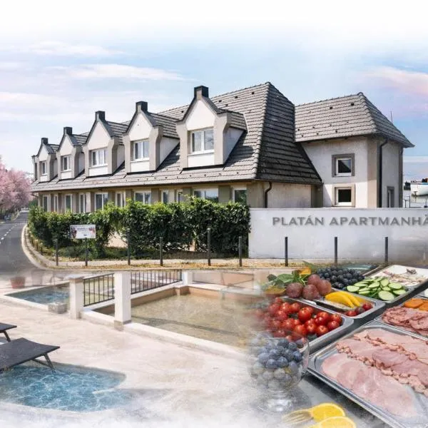 Platán Apartmanház, hotelli kohteessa Balatongyörök