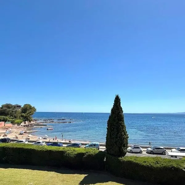 Studio avec une vue panoramique sur la mer, balcon, parking, accès privé à la plage, hotel a Saint-Raphaël