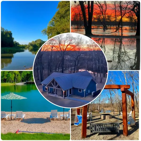 Riverfront Retreat Beach, Fishing & Trails, hotel en Broken Bow