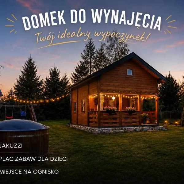 Domek z BALIA OGRODOWA, hotel em Dłużec