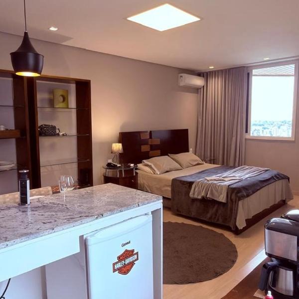 Studio com Vista Espetacular, Ar e Wi-Fi ,Localização Excepcional - Foto 3