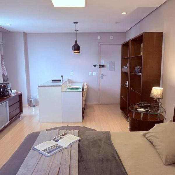 Studio com Vista Espetacular, Ar e Wi-Fi ,Localização Excepcional - Foto 4