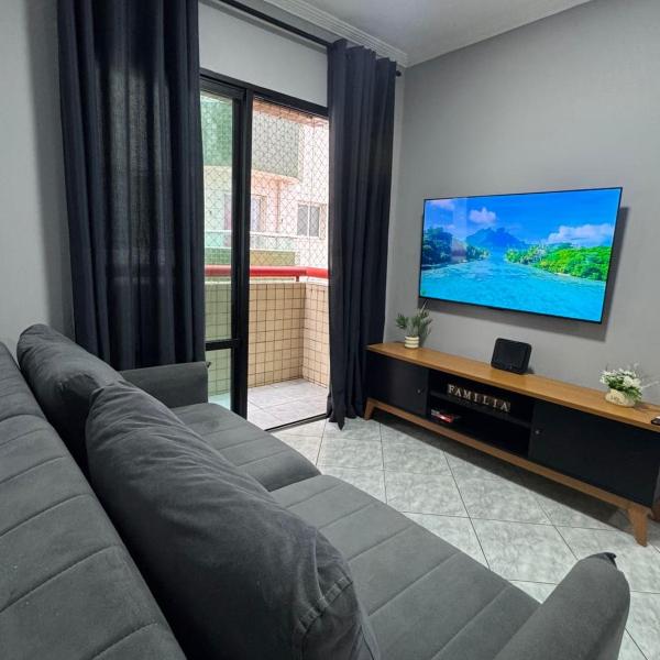 APÊ VISTA MAR, 20mts DA PRAIA, ESPAÇOSO E ACONCHEGANTE-56m2- WIFI- 1 DORM-ELEVADOR- 6 PESSOAS - Foto 5