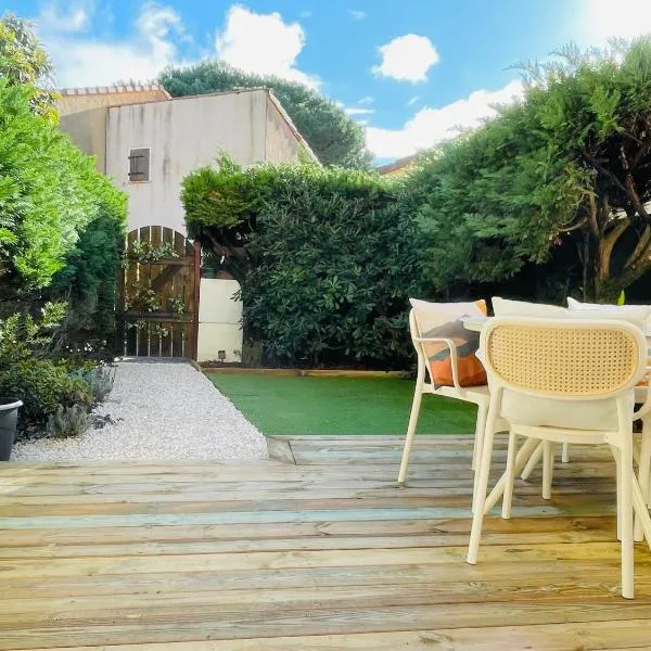 Studio avec Jardin & Parking Privés - Port de Capbreton، فندق في كابريتون