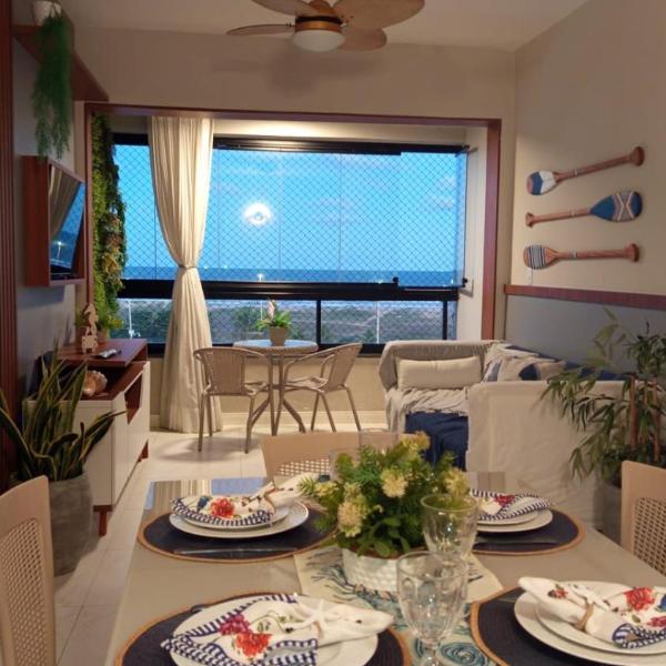 Apartamento vista mar Atalaia todos quartos climatizados - Foto 5