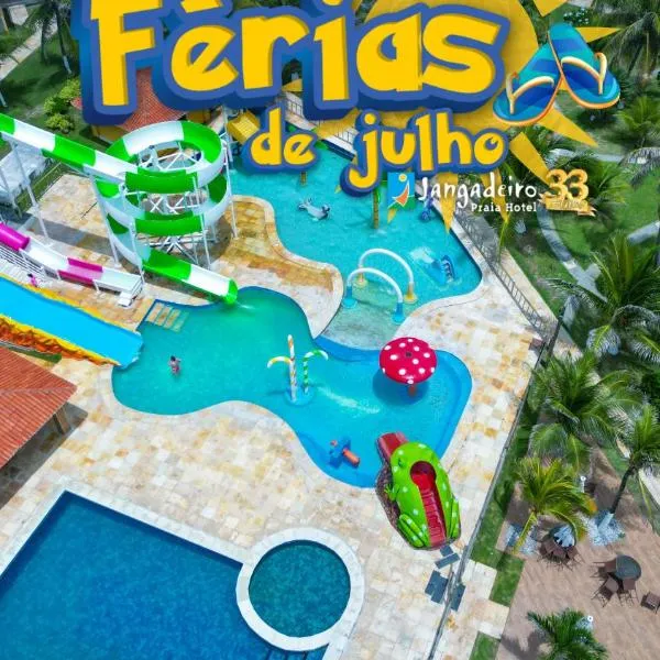 Jangadeiro Praia Hotel Resort - Parque Aquático e Pé na Areia, viešbutis mieste Akirasas