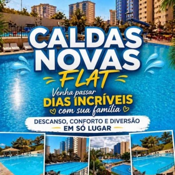 Caldas Novas Flat com cozinha e fogão ótimo lazer pra Todos