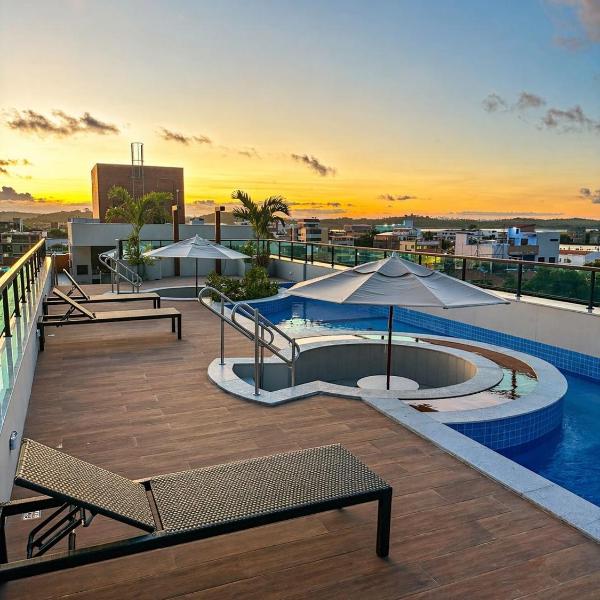 Flat Moderno Praça 19 Piscina Rooftop Porto de Galinhas 5 minutos do centro e 3 minutos Piscinas naturais - Foto 4