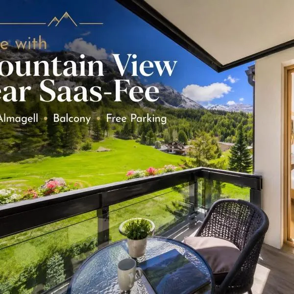 Suite with Mountain View near Saas-Fee, מלון בסאס-אלמאגל