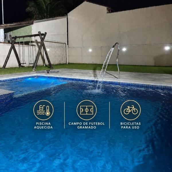 Casa Luxo Piscina Aquecida, Campo de Futebol Morada da Praia