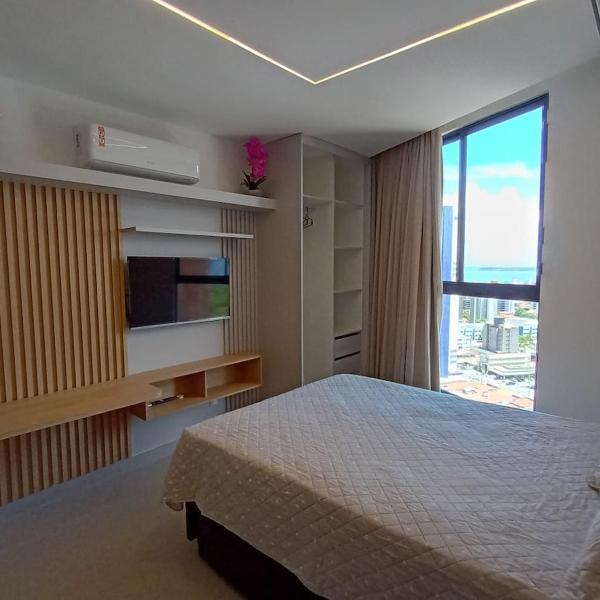 Flat 1702 em Manaíra com Vista Mar