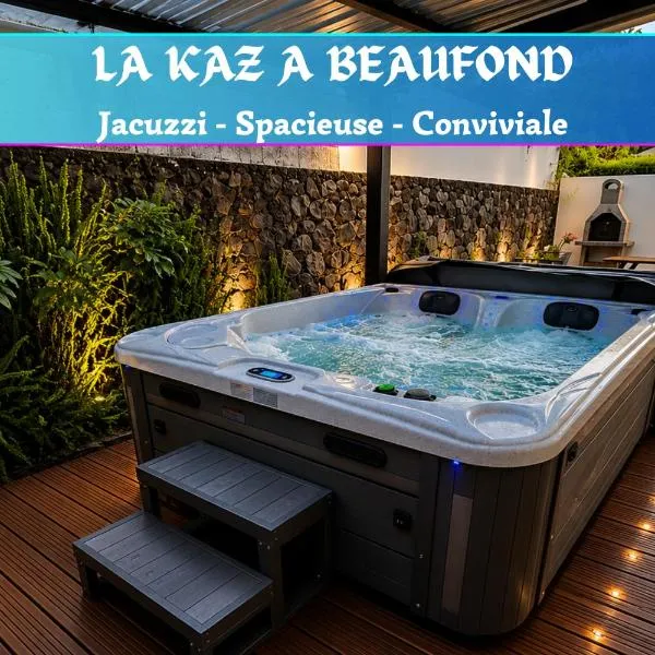 La Kaz Beaufond - Jacuzzi - T4 climatisée & familiale, hotell i Saint-Benoît