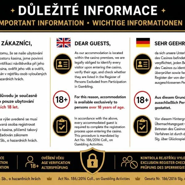 Casino & Pension Admiral Dolní Dvořiště، فندق في دولني دفوريشت