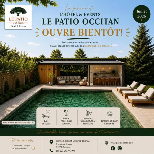 Hôtel & Events LE PATIO OCCITAN Toulouse Ouest - Cugnaux, hotel sa Cugnaux