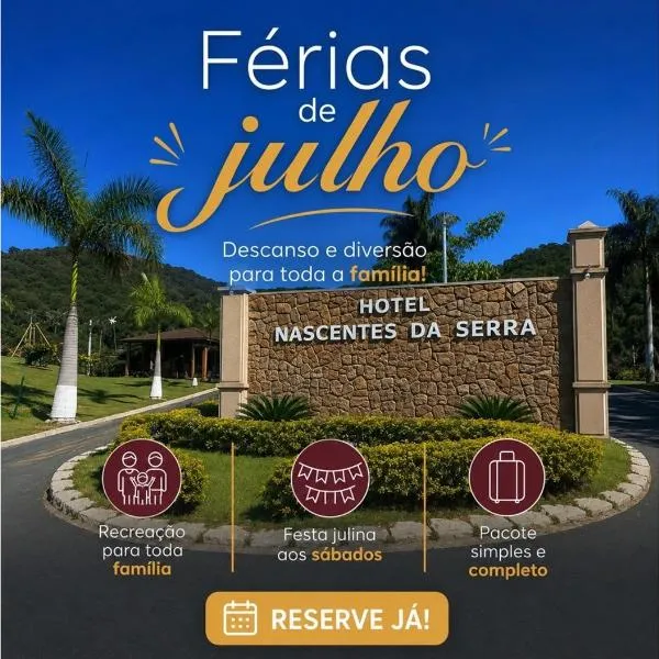 Hotel Nascentes da Serra, khách sạn ở Poços de Caldas
