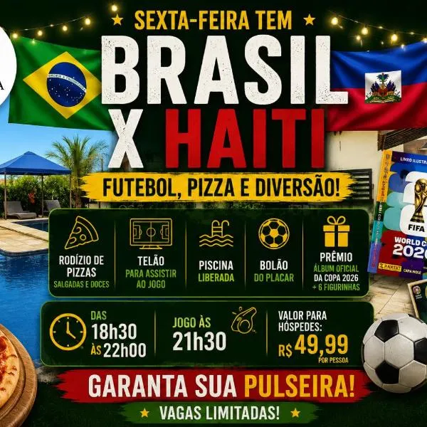 아퀴라즈에 위치한 호텔 Pousada Vila Italia - Porto da Dunas