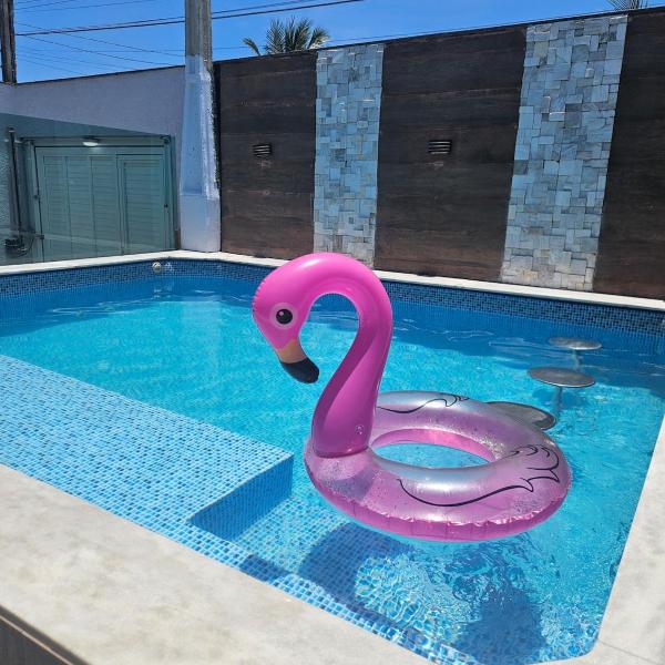 Casa Brisa Mar com piscina, 5 min do mar Itanhaém e 5 dormitórios