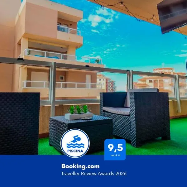 Apartalux Aqua Marina, hôtel à La Manga del Mar Meno