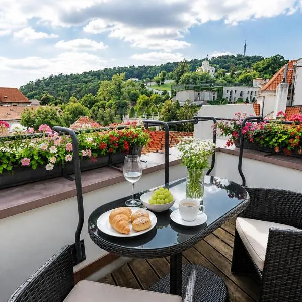 At the Blue Lion and Parking Assistance, hotel a Praga