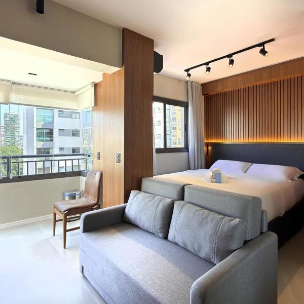 SA0815 - Studio Moderno de Alto Padrão, Próximo à Avenida Faria Lima
