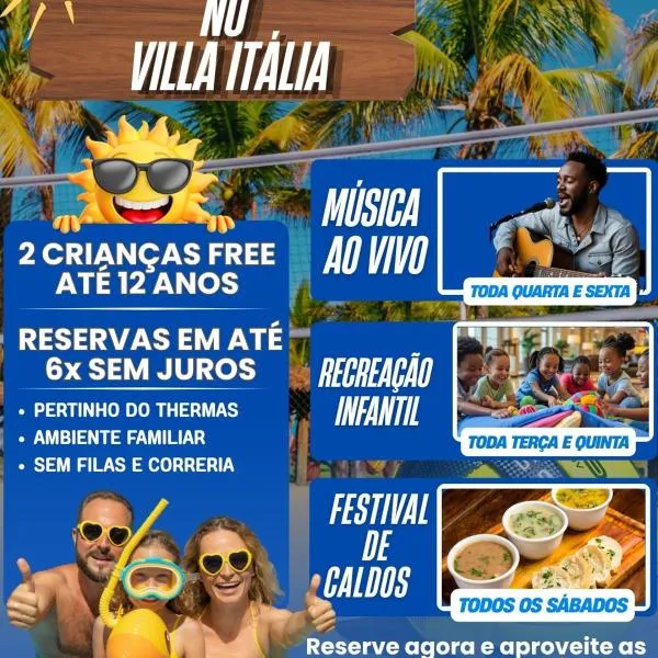 Hotel Pousada Villa Itália Olímpia, hotel em Olímpia