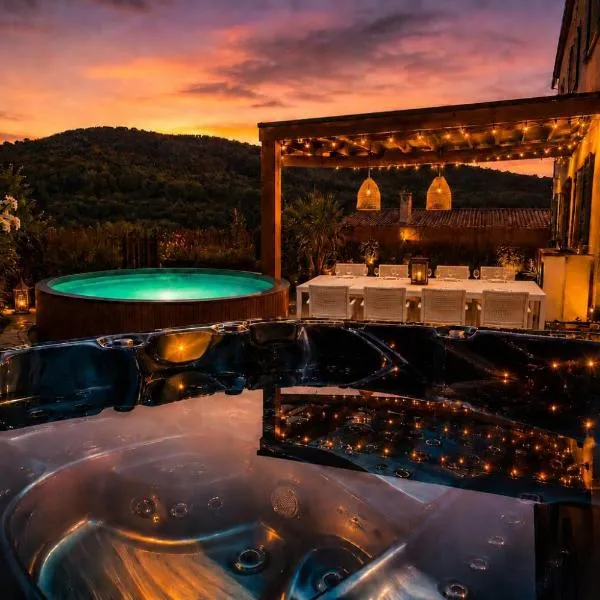 Villa Le Jas de Bali 4 chambres Piscine et Jacuzzi - Parking privé – hotel w mieście Figanières