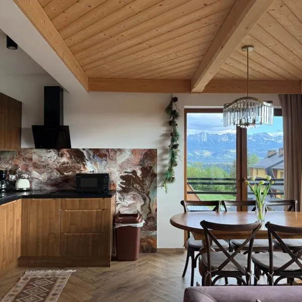 Domki Widokowelove z widokiem na panoramę Tatr - mountain view, hotell i Gliczarów