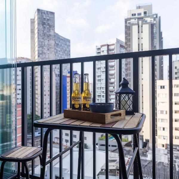Estúdios com AC e Varanda na Bela Vista - Foto 2