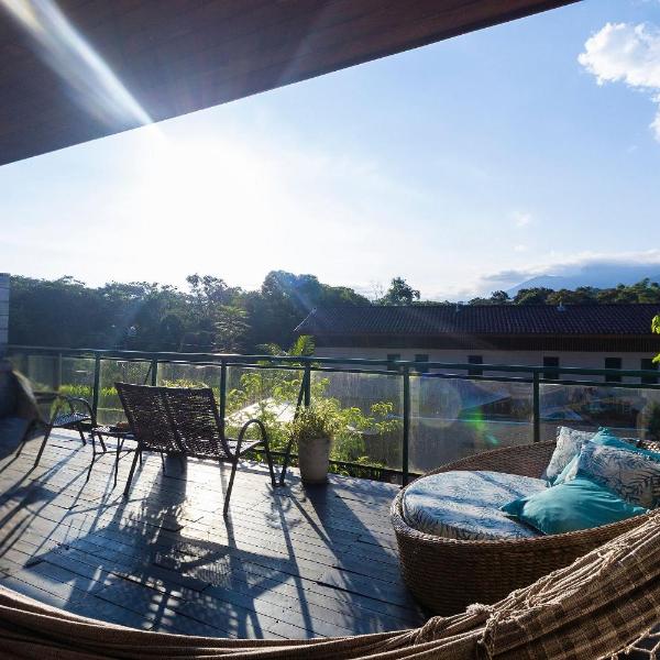 4 Quartos com piscina e AC na Praia do Una