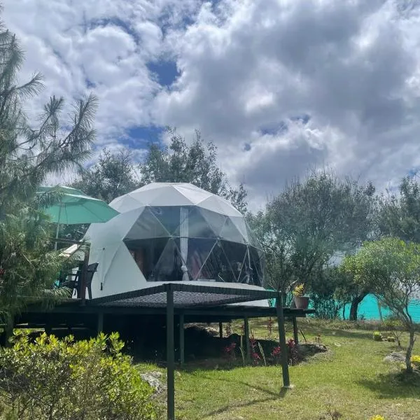 El Alpino Cabaña Glamping & Camping, hôtel à Guatavita